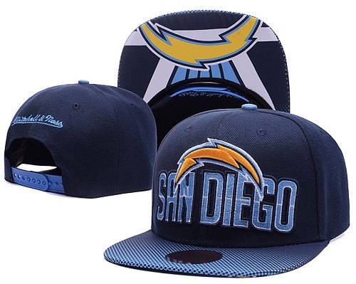 NFL Los Angeles Chargers Stitched Snapback Hats 015